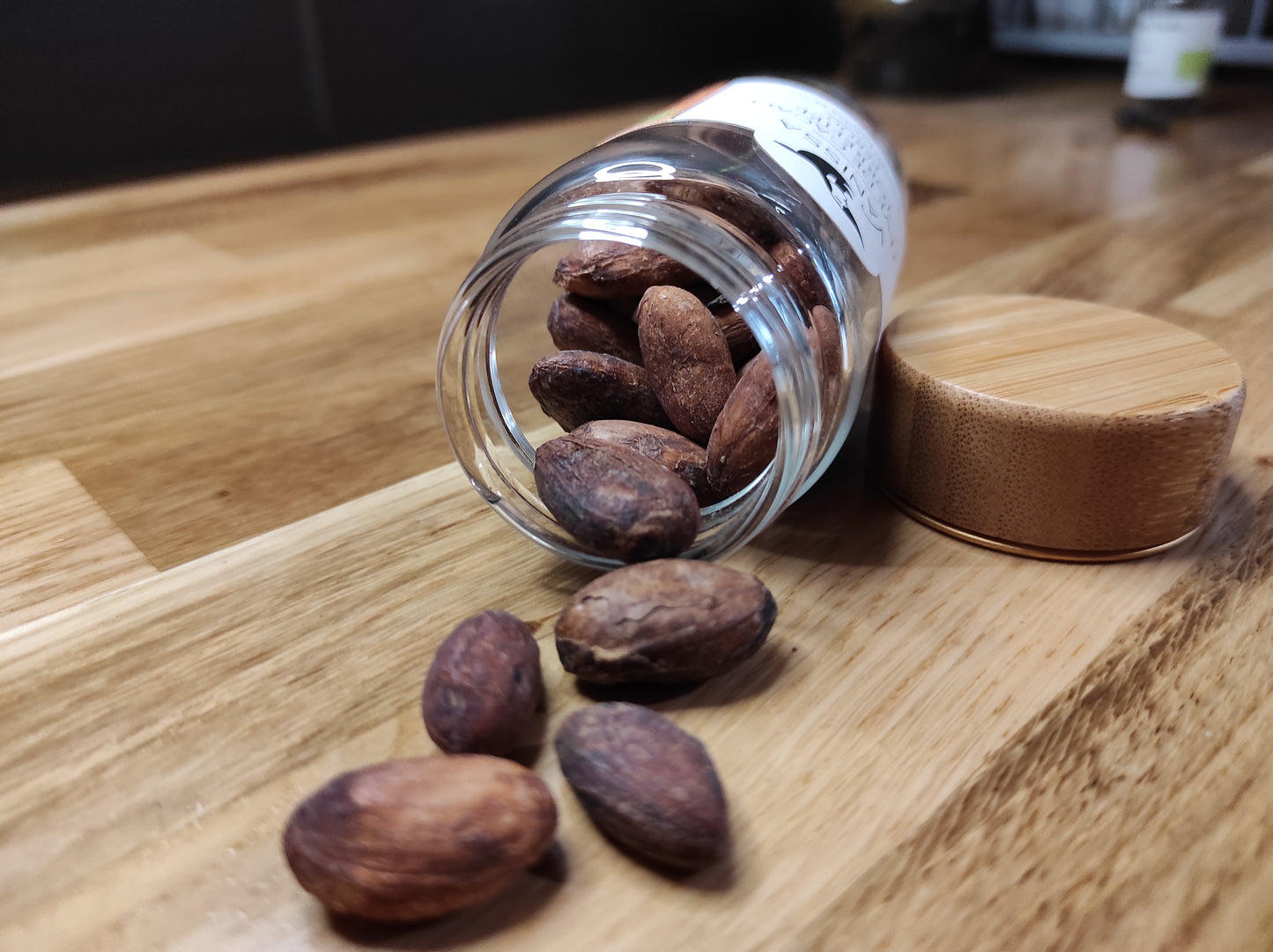 Fèves de Cacao Torréfiées Bio - Pérou 50 g